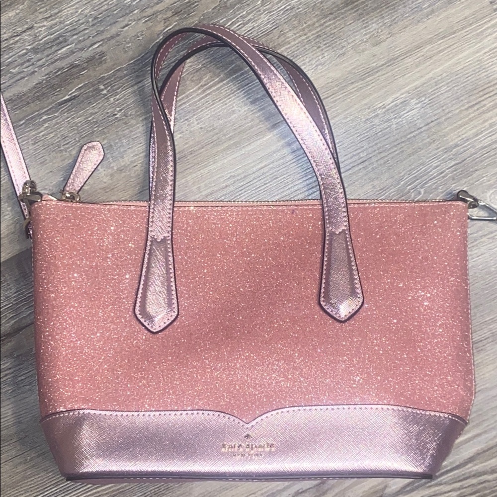 NWOT KATE SPADE Pink Glitter Purse